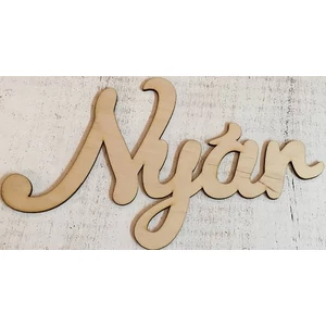 Fa figura felirat Nyár 26x15cm