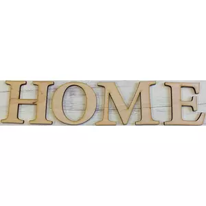 Fa figura festhető HOME betűk