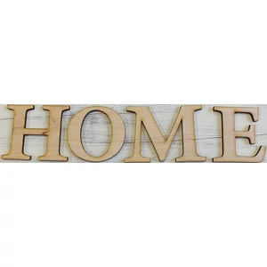Fa figura festhető HOME betűk 