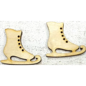 Fa figura festhető korcsolya 4cm 10db/cs