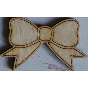 Fa figura festhető masni 5x3cm 10db/cs
