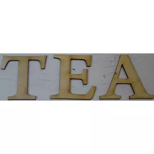 Fa figura festhető TEA betűk 5cm