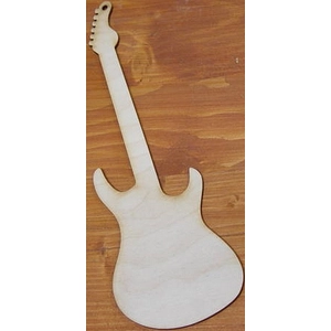 Fa figura gitár hangszer 24, 5x8cm