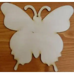Fa figura lepke natúr pillangó 15x17cm