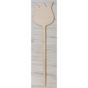 Fa figura tulipán virág beszúrható 37cm