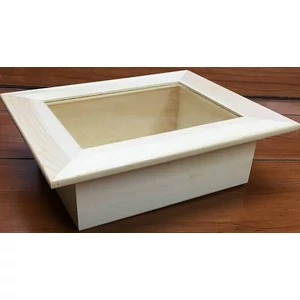 Fa keretes doboz 26x21x8cm