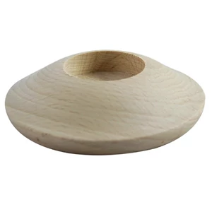 Fa mécsestartó korong 10x3cm3