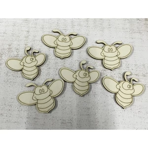 Fa méhecske méhecskék 6cmx4cmx3mm 6db/cs