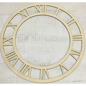 Fa óralap keret számokkal római stílusú 40cm