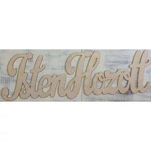 Fatábla felirat Isten hozott 23x72cm
