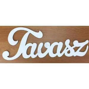 Fatábla felirat Tavasz 35cm-es fehér felirat