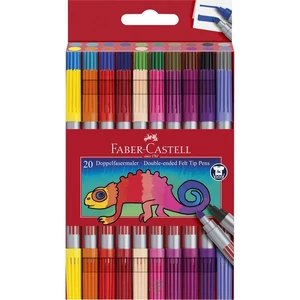 Faber-Castell filc kétvégű 20d FC-Filctoll készlet 20db kétvégű 151119