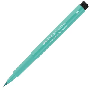 Faber-Castell Filctoll B-s ecsetheggyel PITT Brush 161 ftalo-zöld 167561