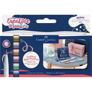 Faber-Castell filctoll készlet ecsethegy / 6 darabos 161006