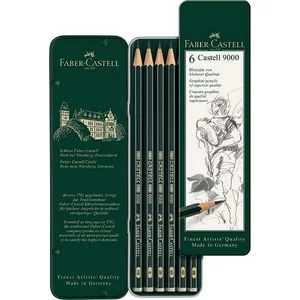Faber-Castell grafitceruza 9000 6db szett. 119063