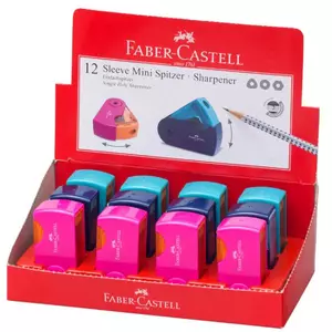 Faber-Castell hegyező 1lyukú Sleeve tartályos trendi színekben prémium minőségű termék 182714