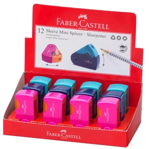 Faber-Castell hegyező 1lyukú Sleeve tartályos trendi színekben prémium minőségű termék 182714