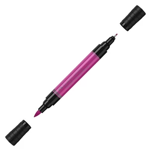 Faber-Castell művész filctoll Ag-Kétvégű Pitt 125 Közép Lilás rózsaszín