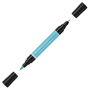 Faber-Castell művész filctoll Ag-Kétvégű Pitt 154 Világos kobalt türkiz