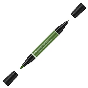 Faber-Castell művész filctoll Ag-Kétvégű Pitt 167 Olivazöld