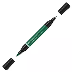 Faber-Castell művész filctoll Ag-Kétvégű Pitt 264 Sötét phthalo zöld