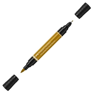 Faber-Castell művész filctoll Ag-Kétvégű Pitt 268 Zöldes Arany