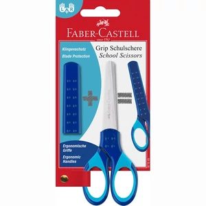 Faber-Castell Olló kék iskolai olló Grip blister 181549