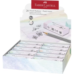 Faber-Castell radír forgácsmentes pasztell színek 2024 (kék,lila,narancs, zöld)