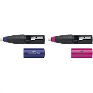 Faber-Castell radír stift radír+hegyező egyben piros/kék era prémium minőségű termék 184401