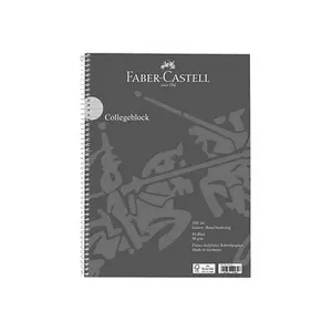 Faber-Castell spirálfüzet A4 vonalas 80 lapos 90grammos perforált lefűzhető
