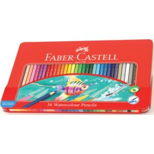 Faber-Castell színes ceruza 36db fémdobozos+kiegészítők 115 931 115 931