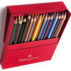 Faber-Castell színes ceruza 36db Grip Akvarell szett dobozban 112436 háromszögletű test 112436