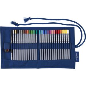 Faber-Castell színes ceruza AG-aquarell készlet 30db-os Goldfaber Aqua tekercses tolltartóban