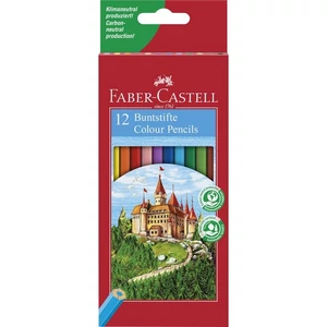 Faber-Castell színes ceruza 12db készlet várak vár törésállóheggyel 120112/120112LE FC120112