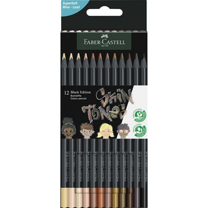 Faber-Castell színes ceruza 12Db-Os Black Edition Fekete Test test színek 2023