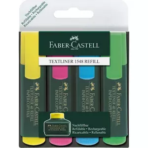 Faber-Castell szövegkiemelő 4db Textliner 1548 paper/copy/fax Highlighter. 154804