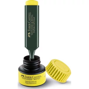 Faber-Castell szövegkiemelő Textliner utántöltő 25ml sárga. Highlighter 154907