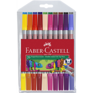 Faber-Castell filc kétvégű 20d FC-Filctoll készlet 20db kétvégű 151119