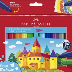 Faber Castell filctoll készlet 12db-os JUMBO kastélyos 2024