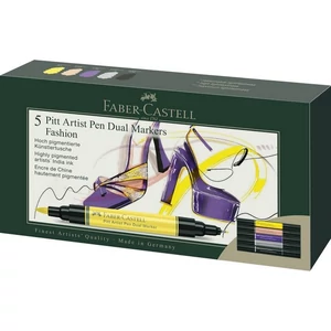 Faber Castell filctoll készlet AG-Kétvégű művész filctoll  5db-os PITT DIVAT 162006