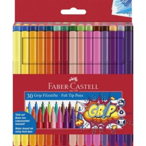 Faber Castell filctoll készlet 30db-os, Grip Felt tip pens