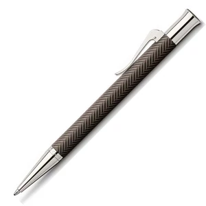 Faber Castell golyóstoll GVFC Guilloche Ciselé ródium bevonatú barna csavar mechanikával 146731