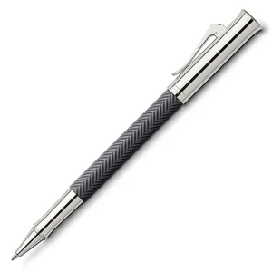 Faber Castell golyóstoll GVFC Guilloche Ciselé  ródium bevonatú antracit csavar mechanikával