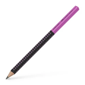 Faber Castell grafitceruza GRIP Jumbo kéttónusú fekete/pink HB 2022 511911