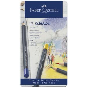 Faber-Castell művészceruza 12db AG-ceruza Godfaber fém dobozban 114712