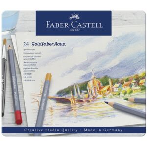 Faber-Castell művészceruza 24db-os AG-ceruza Goldfaber Akvarell fém dobozban 114624