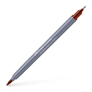 Faber Castell művész filctoll AG-Kétvégű aquarell filctoll égetett okker 187 Goldfaber Aqua