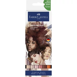 Faber Castell művész filctoll AG-Kétvégű aquarell filctoll 6db-os PORTRÉ Goldfaber Aqua 164523