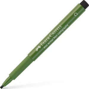 Faber-Castell művész filctoll 2,5mm átlátszatlan krómzöld 167574
