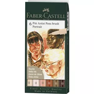 Faber-Castell művészfilc AG-Művész filc szett Pitt 6db Portra 167167